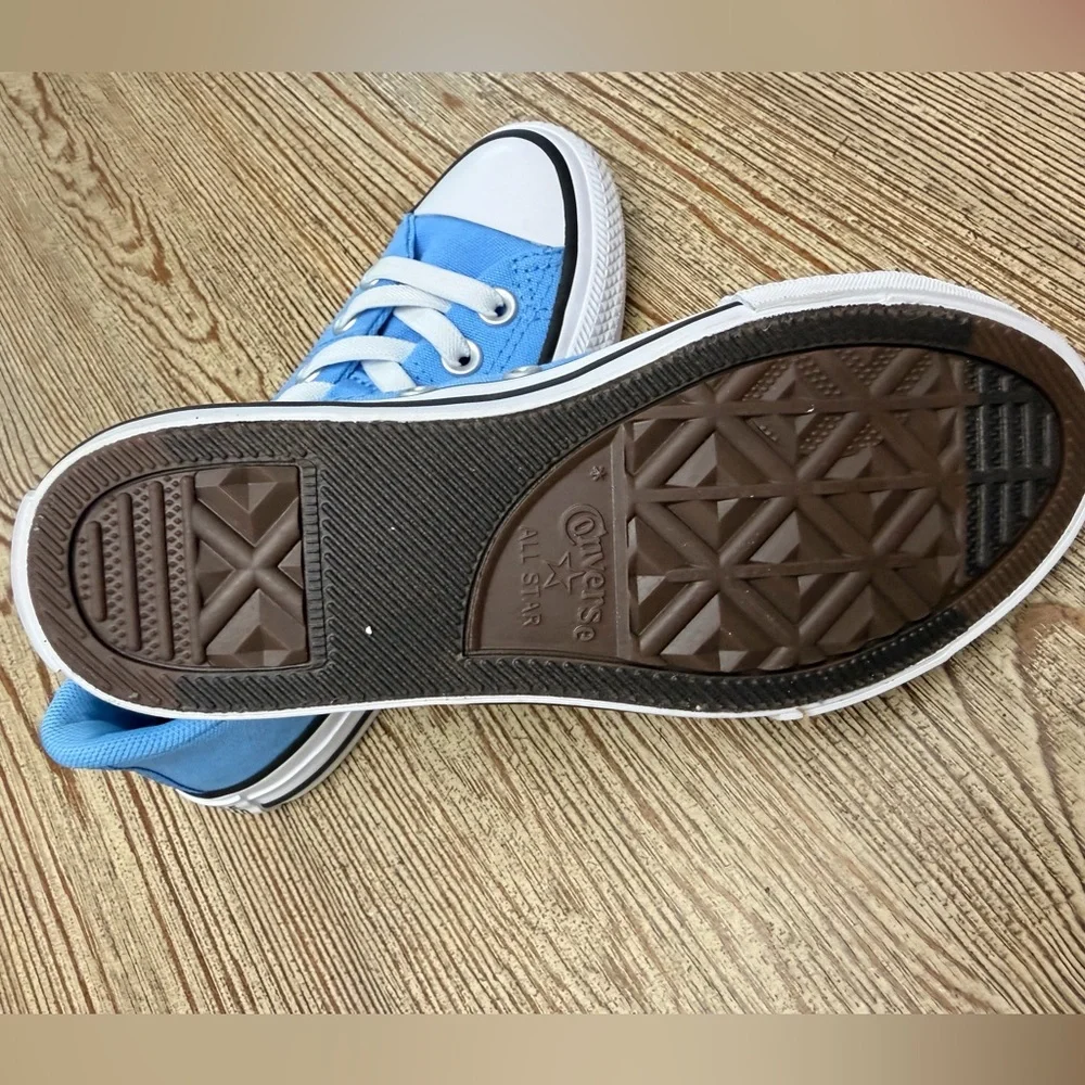 Converse Kids Low Top Sneaker - Sky Blue & White